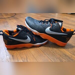 Nike Black and Orange Athletic Shoes